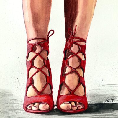 Laced Up In Red